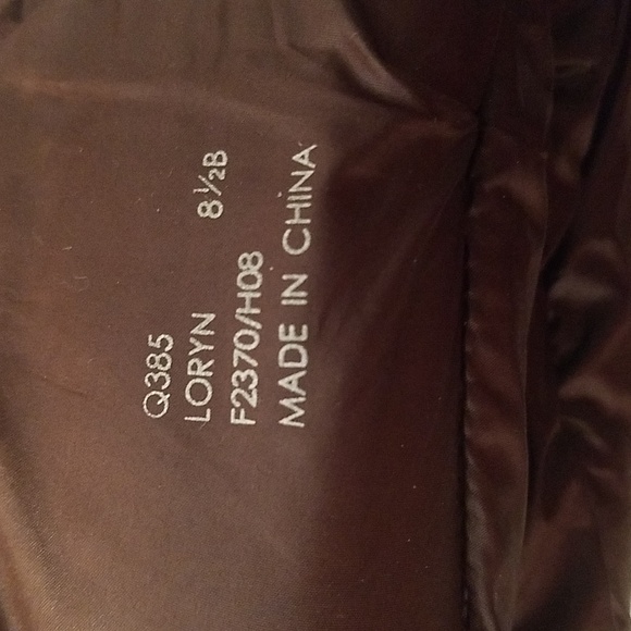 coach boots winter fall water proof quilted women's sz 8 1/2 B brown rain boot - Picture 7 of 15